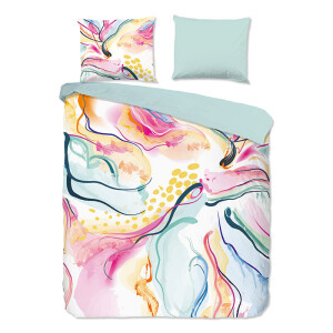 Dekbedovertrek Katoen - Magic - Eenpersoons (140x200 Cm) - Meerkleurig Katoen - Modern - Good Morning - Dekbed-Discounter.nl