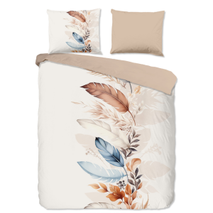 Dekbedovertrek Katoen - Mirra - Eenpersoons (140x200 Cm) - Meerkleurig Katoen - Natuur & Veren - Good Morning - Dekbed-Discounter.nl