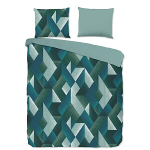 Dekbedovertrek Katoen - Novan - Tweepersoons (200x200 Cm) - Meerkleurig Katoen - Ruiten & Patroon - Good Morning - Dekbed-Discounter.nl