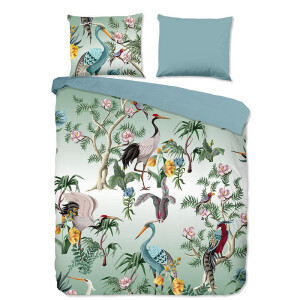 Dekbedovertrek Katoen - Reeva - Tweepersoons (200x200 Cm) - Meerkleurig Katoen - Natuur & Dieren - Good Morning - Dekbed-Discounter.nl