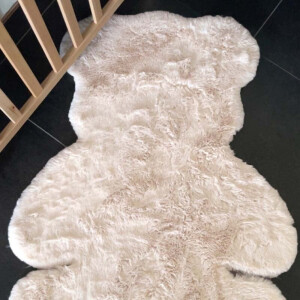 Kinder Vloerkleed Comfy Teddy Beige Kids 80x115 Cm Hoogpolig Grandstone - Dekbed-Discounter.nl