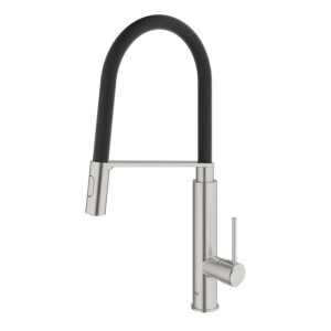 GROHE Concetto Keukenkraan - uittrekbare uitloop - 2 straalsoorten - met profesionele handdouche - supersteel geborsteld 31491dc0