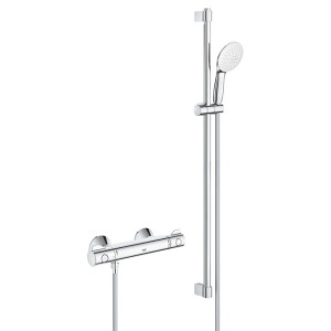 Grohe Grohtherm 800 comfortset 150mm met koppelingen 90cm chroom 34566002
