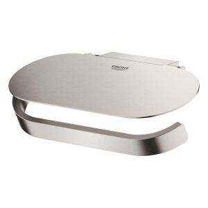 GROHE Selection closetrolhouder met deksel supersteel 41069dc0