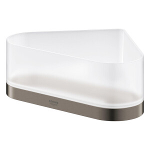 GROHE Selection Douchetray - 17x17x20x8.5cm - hoekmodel - wandmontage - brushed hard graphite 41038al0