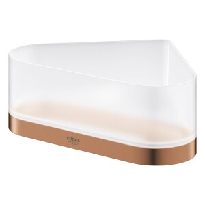 GROHE Selection Douchetray - 17x17x20x8.5cm - hoekmodel - wandmontage - brushed warm sunset 41038dl0