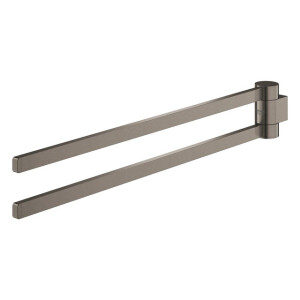 GROHE Selection Handdoekhouder - 40cm - dubbel - draaibaar - brushed hard graphite 41063al0