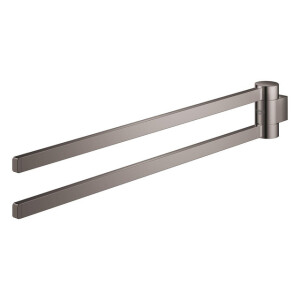 GROHE Selection Handdoekhouder - 40cm - dubbel - draaibaar - hard graphite 41063a00