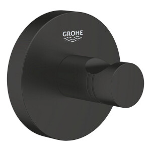 GROHE Start Handdoekhaak - rond - mat zwart 411732430