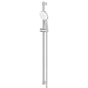 GROHE Tempesta 110 Cube Glijstangset - 90cm - vierkante handdouche - 3 straalsoorten - gladde doucheslang - chroom 26909003