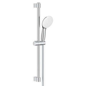 GROHE Tempesta 110 Glijstangset - 60cm - ronde handdouche - 1 straalsoort - gladde doucheslang - chroom 27924003