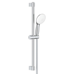GROHE Tempesta 110 Glijstangset - 60cm - ronde handdouche - 2 straalsoorten - 8.0 l/min - gladde doucheslang - chroom 26162003