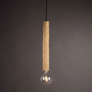 Dutchbone Hanglamp 'Tan' Rattan, kleur Naturel