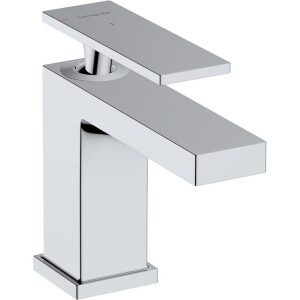 Hansgrohe Tecturis E Wastafelmengkraan - trekwaste - zonder afvoer - coolstart -12.2cm uitloop - chroom 73002000