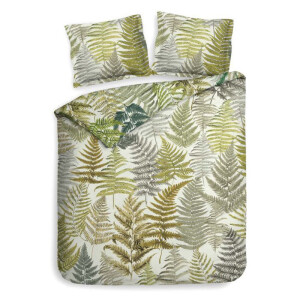 2e -50% | Dekbedovertrek Harwin - Multi - Eenpersoons (140x200 Cm) - Meerkleurig Katoen-satijn - Natuur - Heckett Lane - Dekbed-Discounter.nl