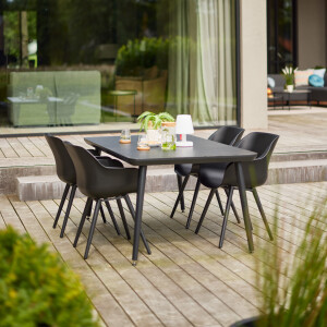 Hartman Tuintafel 'Sophie Studio' HPL, 170 x 100cm, kleur Zwart