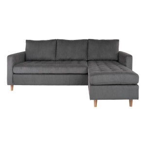 Hoekbank Firenze rechts ribstof | House Nordic