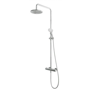 Hotbath Buddy thermostatsiche regendoucheset 20cm ronde hoofddouche 3 standen ronde handdouche chroom SDS1CR1
