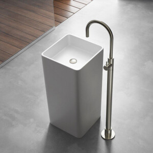 Hotbath Cobber wastafelkraan geborsteld nikkel CB078WGN