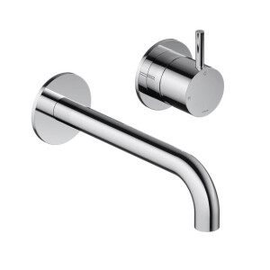 Hotbath Cobber Wastafelkraan inbouw - 25 cm uitloop - chroom CB105EXT25CR HBCB105