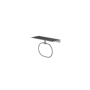Hotbath &MORE Handdoekring - voor planchet serie - Geborsteld gunmetal PVD SHA08BGP