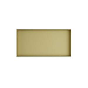 Hotbath &MORE Inbouwbox of inbouwnis - 30x60x10 - frameless - Geborsteld messing PVD BOX060FBBP