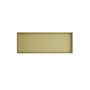 Hotbath &MORE Inbouwbox of inbouwnis - 30x80x10 - Geborsteld messing PVD BOX080BBP
