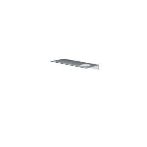 Hotbath &MORE Planchet - 30cm - inclusief bevestigings rails - 1 uitsparing - voor zeepdispenser of beker - RVS 316 SH030HIX
