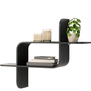 Umbra Wandplank 'Montage' 48 x 64cm, kleur Zwart