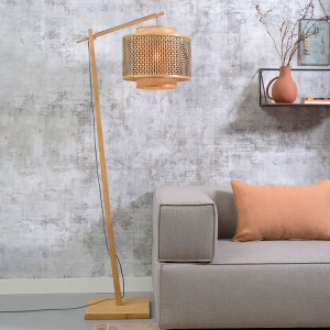 GOOD&MOJO Vloerlamp 'Bhutan' Small, Bamboe, kleur Naturel