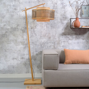 GOOD&MOJO Vloerlamp 'Bhutan' Large, Bamboe, kleur Naturel