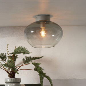 its about RoMi Plafondlamp 'Bologna' 35cm, kleur Lichtgrijs