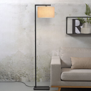 its about RoMi Vloerlamp 'Boston' 160cm, kleur Beige