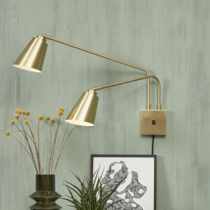 its about RoMi Wandlamp 'Bremen' 2-lamps, kleur Goud