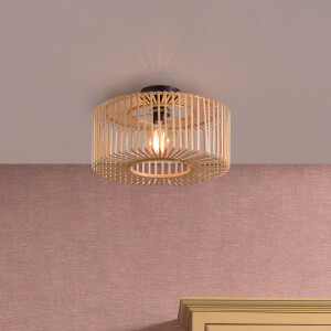 GOOD&MOJO Plafondlamp 'Bromo' 40cm, Bamboe, kleur Naturel
