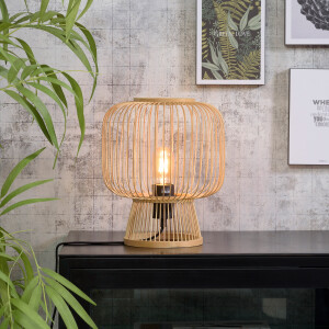 GOOD&MOJO Tafellamp 'Cango' 30cm, Bamboe, kleur Naturel
