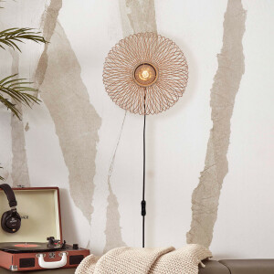 GOOD&MOJO Wandlamp 'Cango' Bamboe, 40cm, kleur Naturel