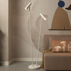its about RoMi Vloerlamp 'Havana' 2-lamps, kleur Wit