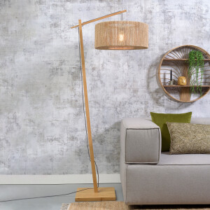 GOOD&MOJO Vloerlamp 'Iguazu' Small, Jute, kleur Naturel