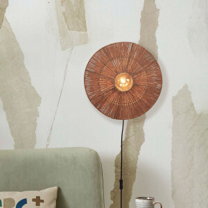 GOOD&MOJO Wandlamp 'Iguazu' Jute, 40cm, kleur Naturel