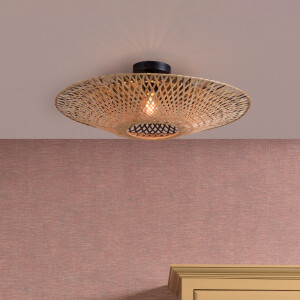 GOOD&MOJO Plafondlamp 'Kalimantan' Medium, Bamboe, kleur Naturel
