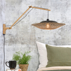 GOOD&MOJO Wandlamp 'Kalimantan' Large, Bamboe, kleur Naturel