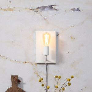 its about RoMi Wandlamp 'Madrid' 25cm, kleur Wit