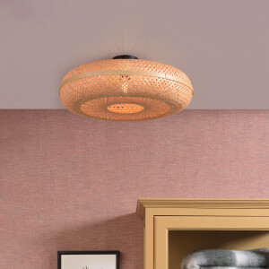 GOOD&MOJO Plafondlamp 'Palawan' Large, Bamboe, kleur Naturel