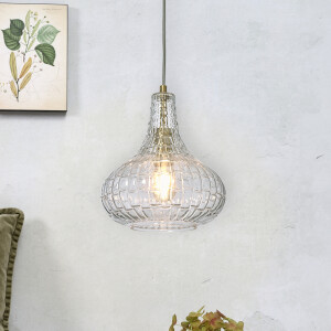 its about RoMi Hanglamp 'Venice' Druppel, kleur Transparant