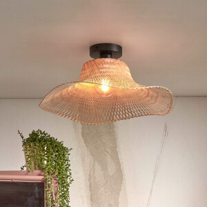 GOOD&MOJO Plafondlamp 'Ibiza' Bamboe, 50cm, kleur Naturel