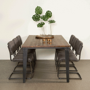 Tower Living Eettafel 'Basto' 220 x 100cm, Mangohout