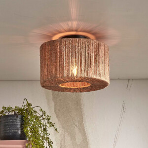 GOOD&MOJO Plafondlamp 'Iguazu' Jute, 30cm, kleur Naturel
