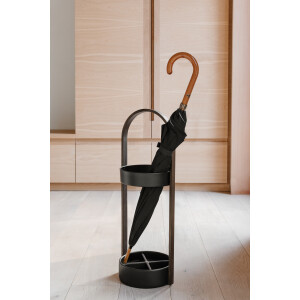 Umbra Parapluhouder 'Bellwood' kleur Zwart/Walnoot