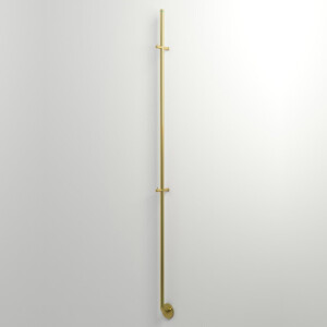 Instamat Jay Elektrische Handdoekradiator 172cm hoog 29Watt Geborsteld Messing JAY022